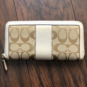 Coach Accordion Zip Wallet